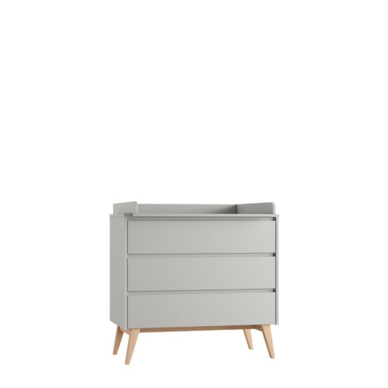 Chest of drawers with 3 drawers (Swing Gray collection)